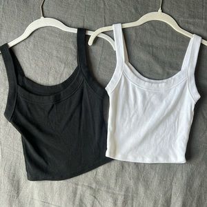ribbed cropped tank